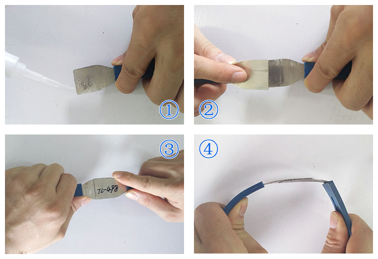 金屬快干膠操作步驟